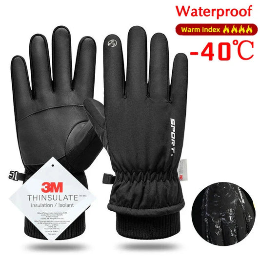 CosoraHome 3M Winter Cycling Gloves Warm, Touchscreen-Friendly Protection