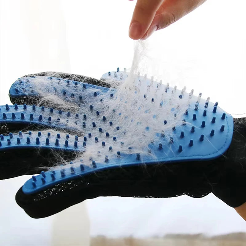 CosoraHome Pet Grooming Glove – Cat & Dog Hair Deshedding Brush for Bath & Massage
