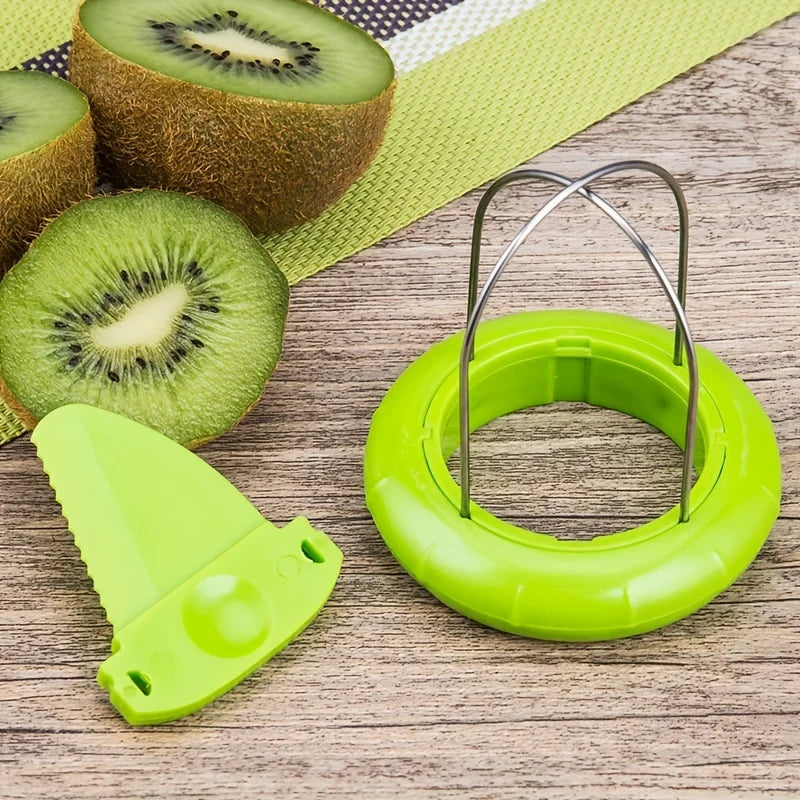 CosoraHome Kiwi Cutter & Peeler – Stainless Steel Fruit Slicer for Quick Prep