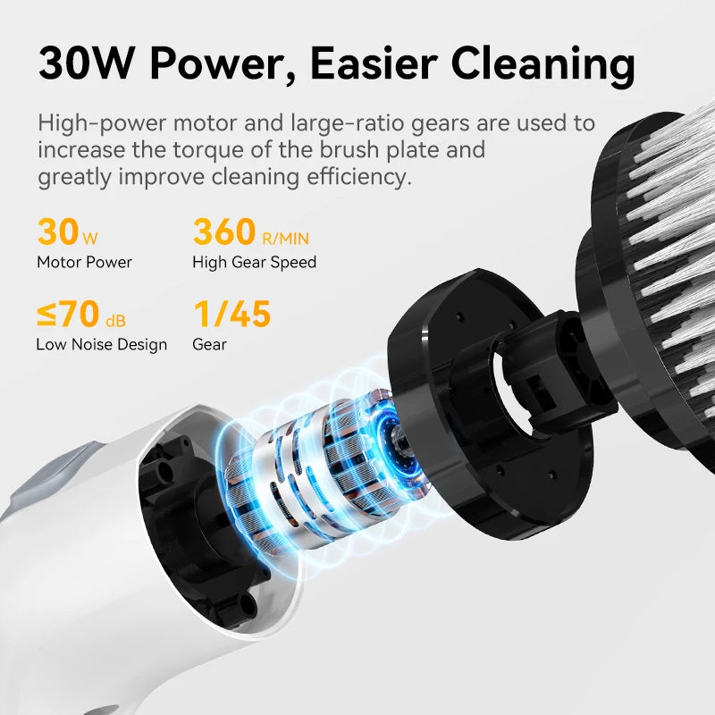 CosoraHome Cordless Electric Spin Brush – 7-in-1 Multi-Surface Cleaning Tool