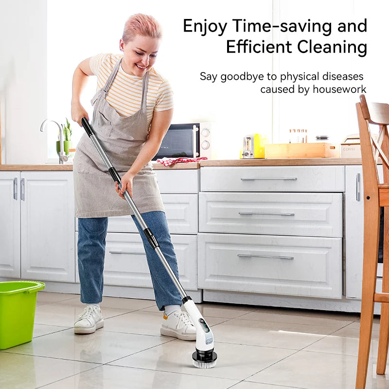 CosoraHome Cordless Electric Spin Brush – 7-in-1 Multi-Surface Cleaning Tool
