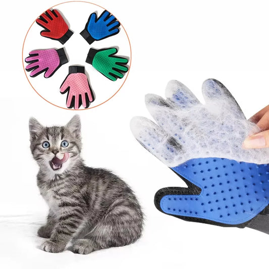 CosoraHome Pet Grooming Glove – Cat & Dog Hair Deshedding Brush for Bath & Massage