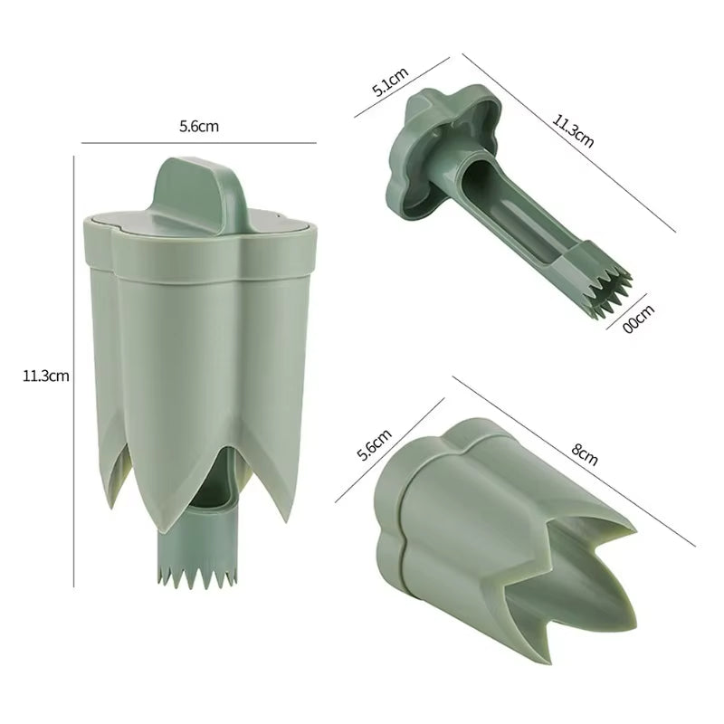 CosoraHome 2-in-1 Fruit & Pepper Corer – Easy Seed Removing Kitchen Tool