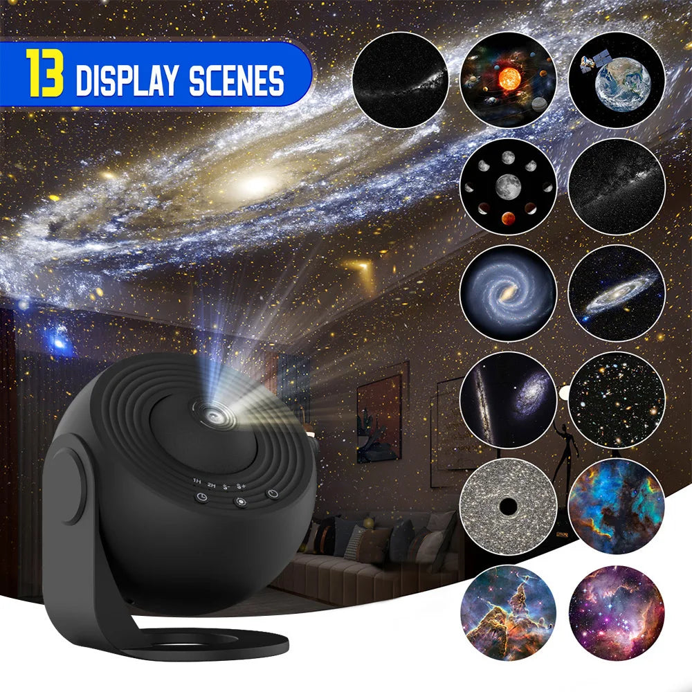 CosoraHome 13-in-1 Galaxy Projector – Star, Aurora & Planetarium Night Light for Bedroom