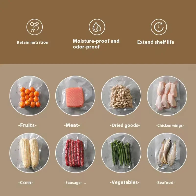 CosoraHome Food Vacuum Sealer – Automatic Packaging & Fresh-Keeping Tool