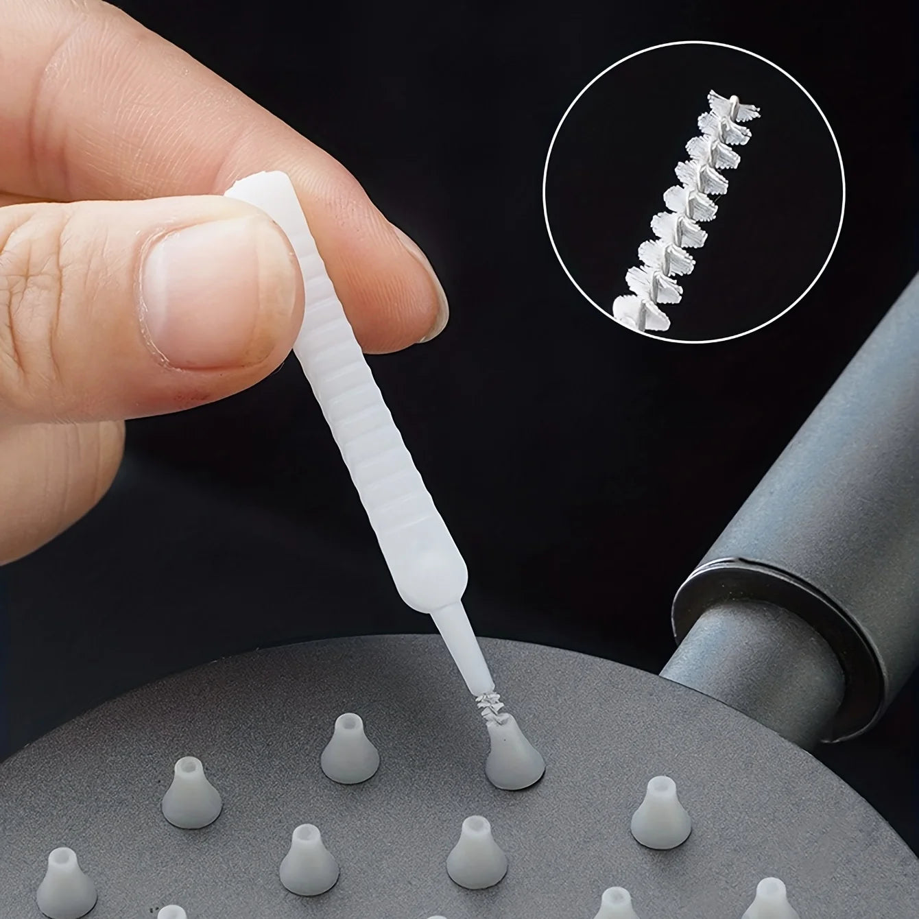 CosoraHome Shower Head Cleaning Brushes – 10PCS Anti-Clog Tool Set for Bathroom & Kitchen