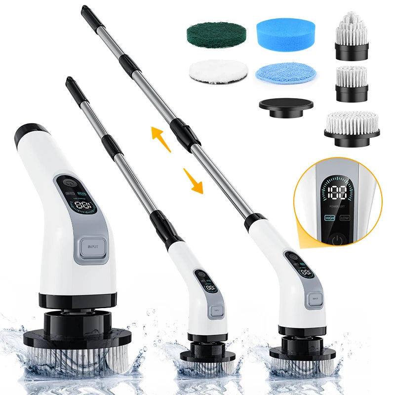 CosoraHome Cordless Electric Spin Brush – 7-in-1 Multi-Surface Cleaning Tool