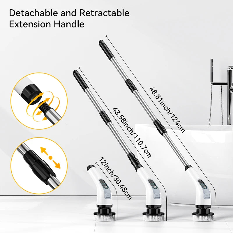 CosoraHome Cordless Electric Spin Brush – 7-in-1 Multi-Surface Cleaning Tool