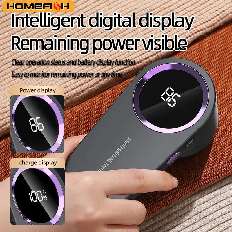 CosoraHome Lint Remover – USB Rechargeable High-Speed Fabric Shaver