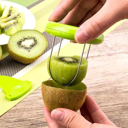 CosoraHome Kiwi Cutter & Peeler – Stainless Steel Fruit Slicer for Quick Prep