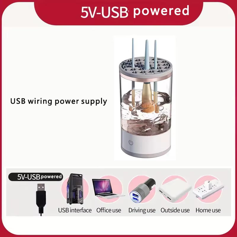 CosoraHome Electric Makeup Brush Cleaner – USB Quick Cleaning Machine