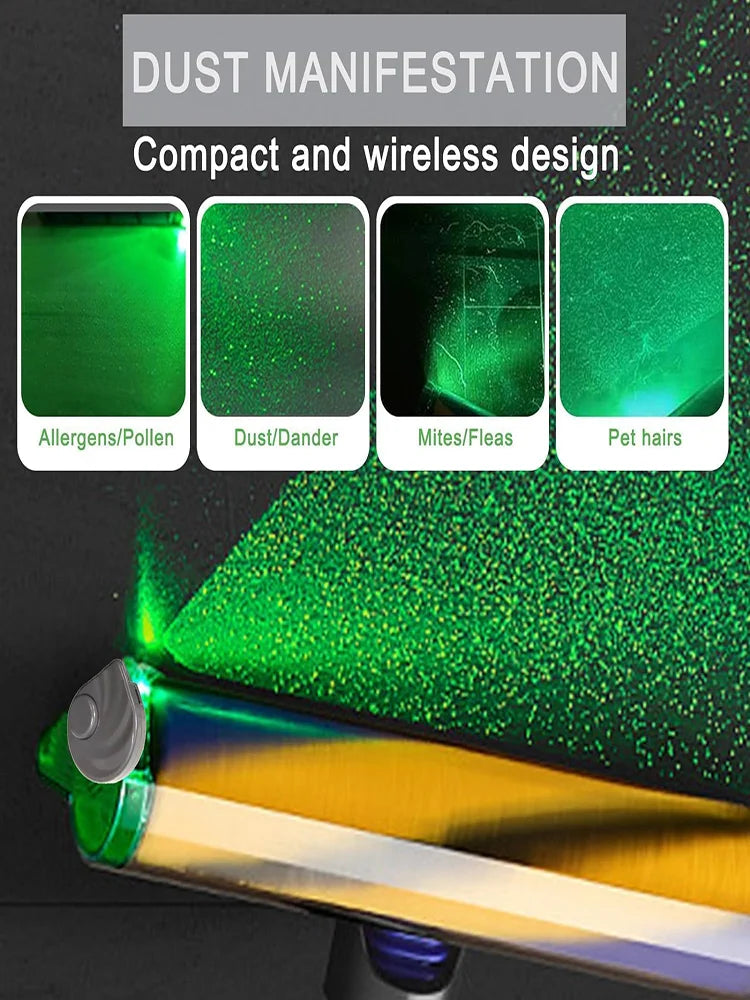 Universal Vacuum Cleaner Display Light, USB Vacuum Cleaner Laser Green Lights,Vacuum Cleaner Components
