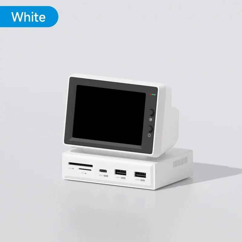 CosoraHome Mini PC Monitor – 3.5" IPS Screen with AIDA64 Display & USB-C Hub