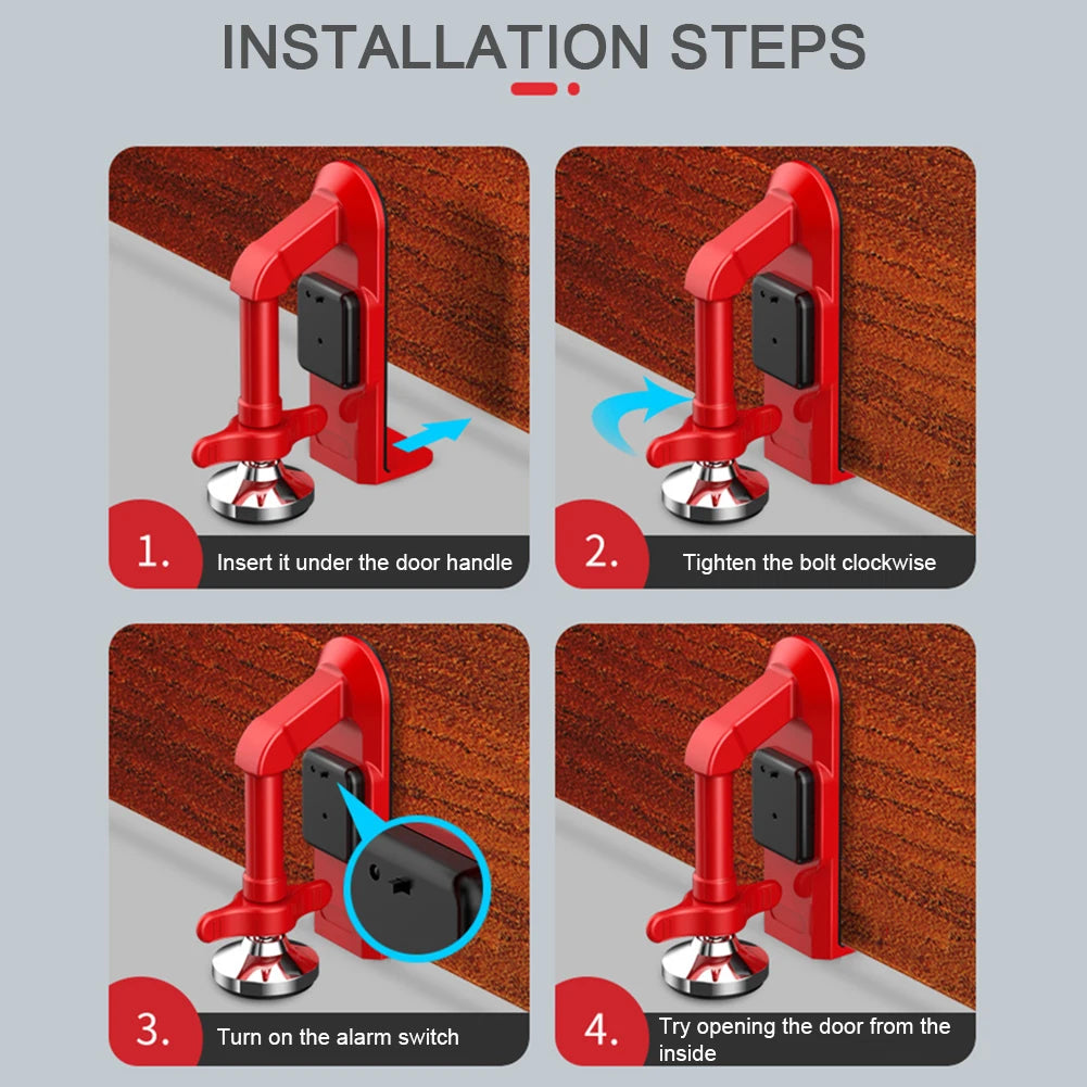 CosoraHome™ Door Stop Alarm Pro – Personal Security & Peace of Mind Anywhere