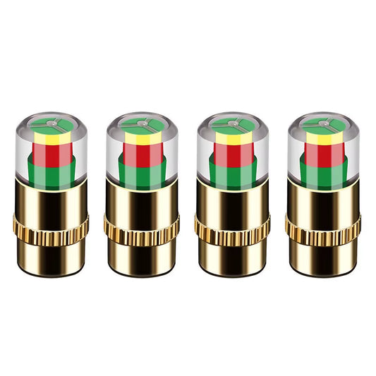 CosoraHome Tire Pressure Monitor Caps – 4/8PCS Auto Sensor Valve Indicators