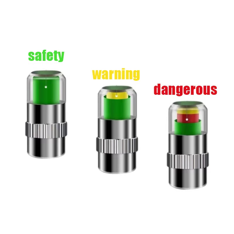 CosoraHome Tire Pressure Monitor Caps – 4/8PCS Auto Sensor Valve Indicators