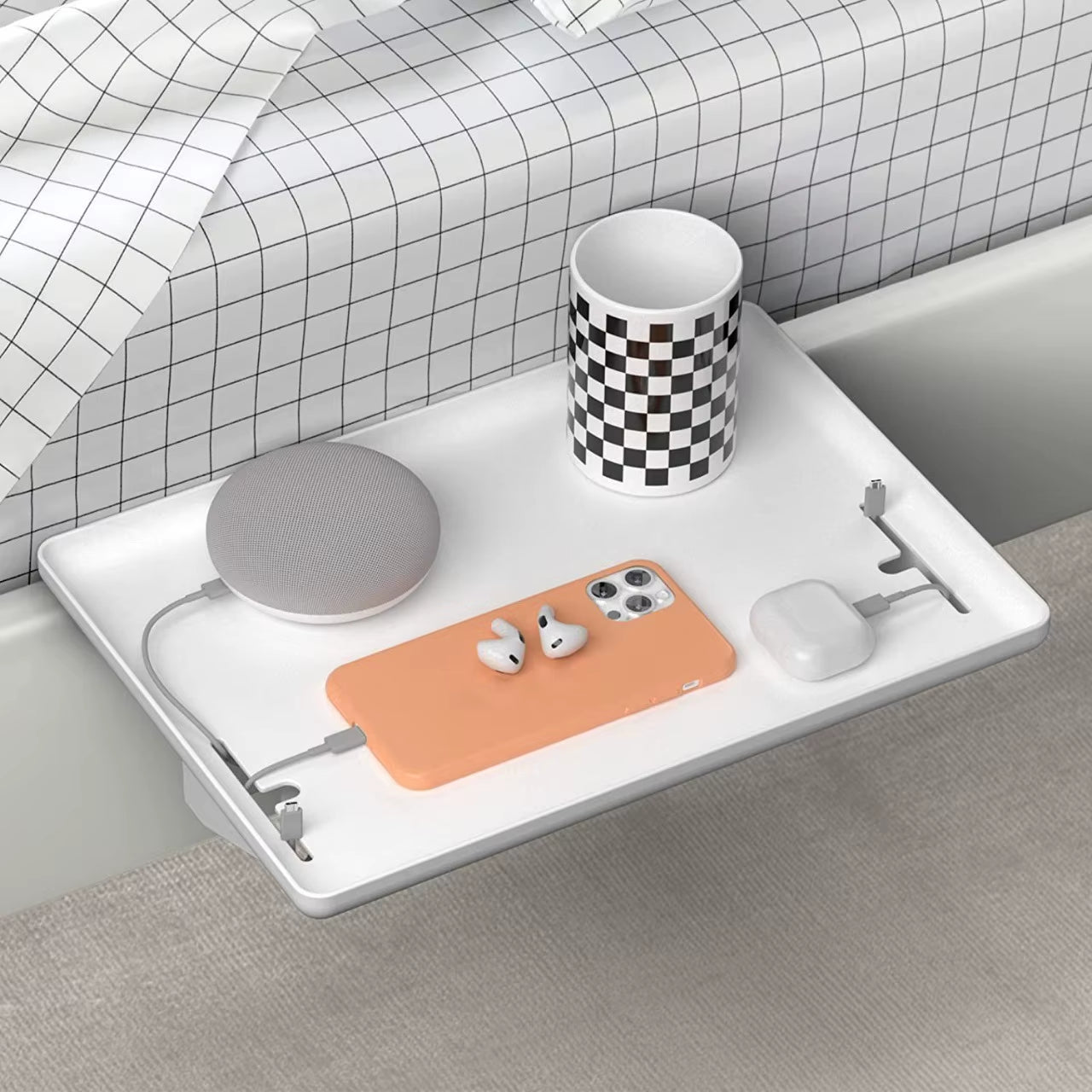 CosoraHome Bedside Shelf – Dorm & Home Storage Tray Organizer