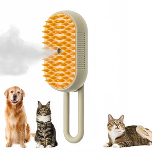 CosoraHome™ 3-in-1 Pet Grooming Brush – Steam, Comb & Massage