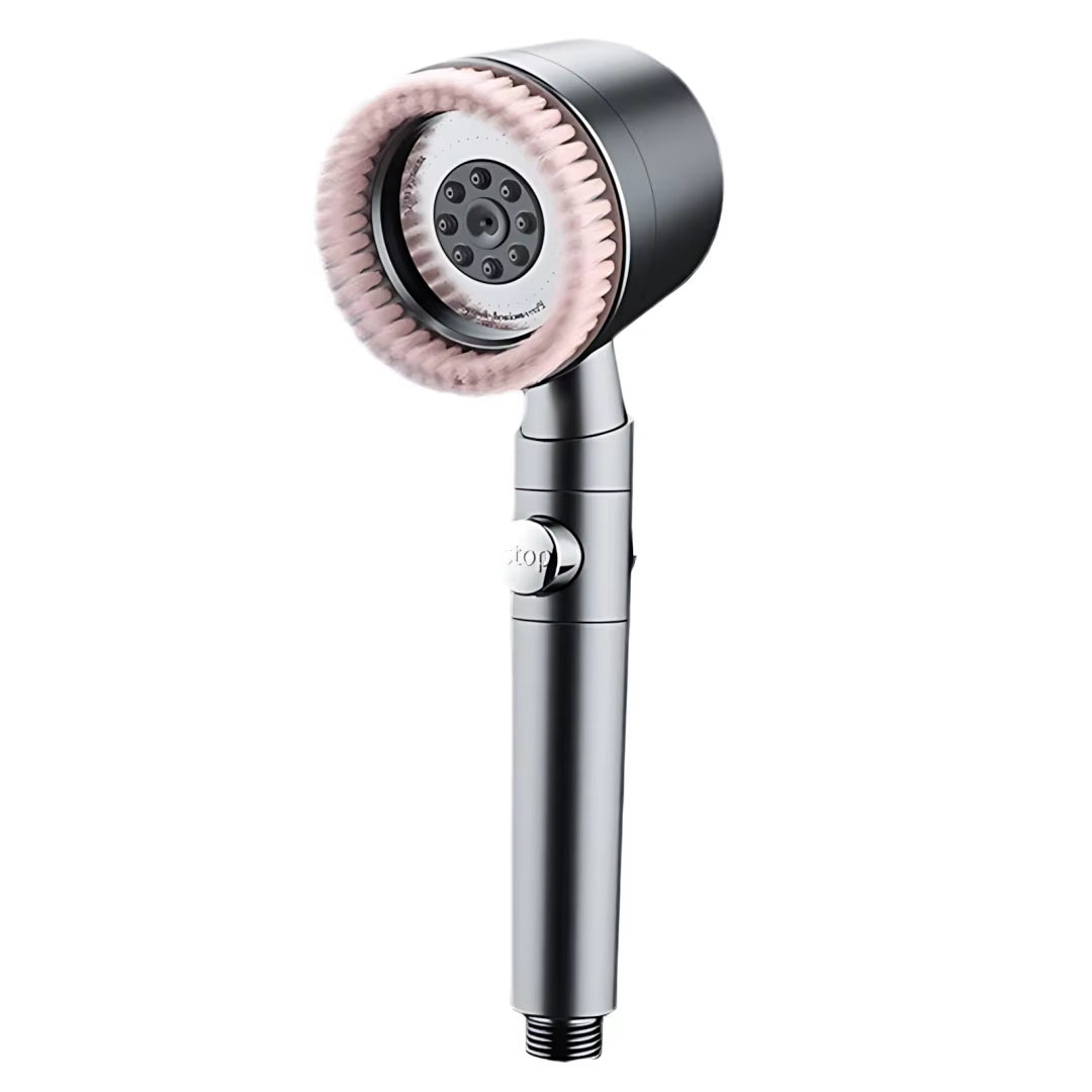 CosoraHome Turbocharged Shower Head – High Pressure Spa Nozzle with 5 Modes & Stop Button