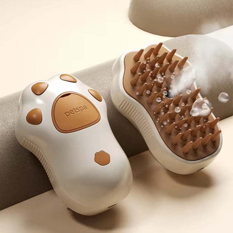 CosoraHome™ 3-in-1 Pet Grooming Brush – Steam, Comb & Massage