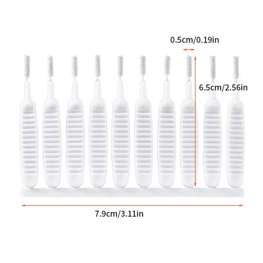 CosoraHome Shower Head Cleaning Brushes – 10PCS Anti-Clog Tool Set for Bathroom & Kitchen