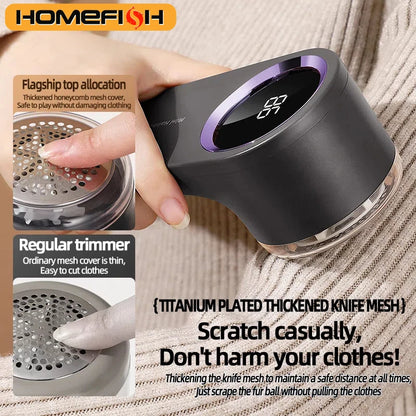 CosoraHome Lint Remover – USB Rechargeable High-Speed Fabric Shaver