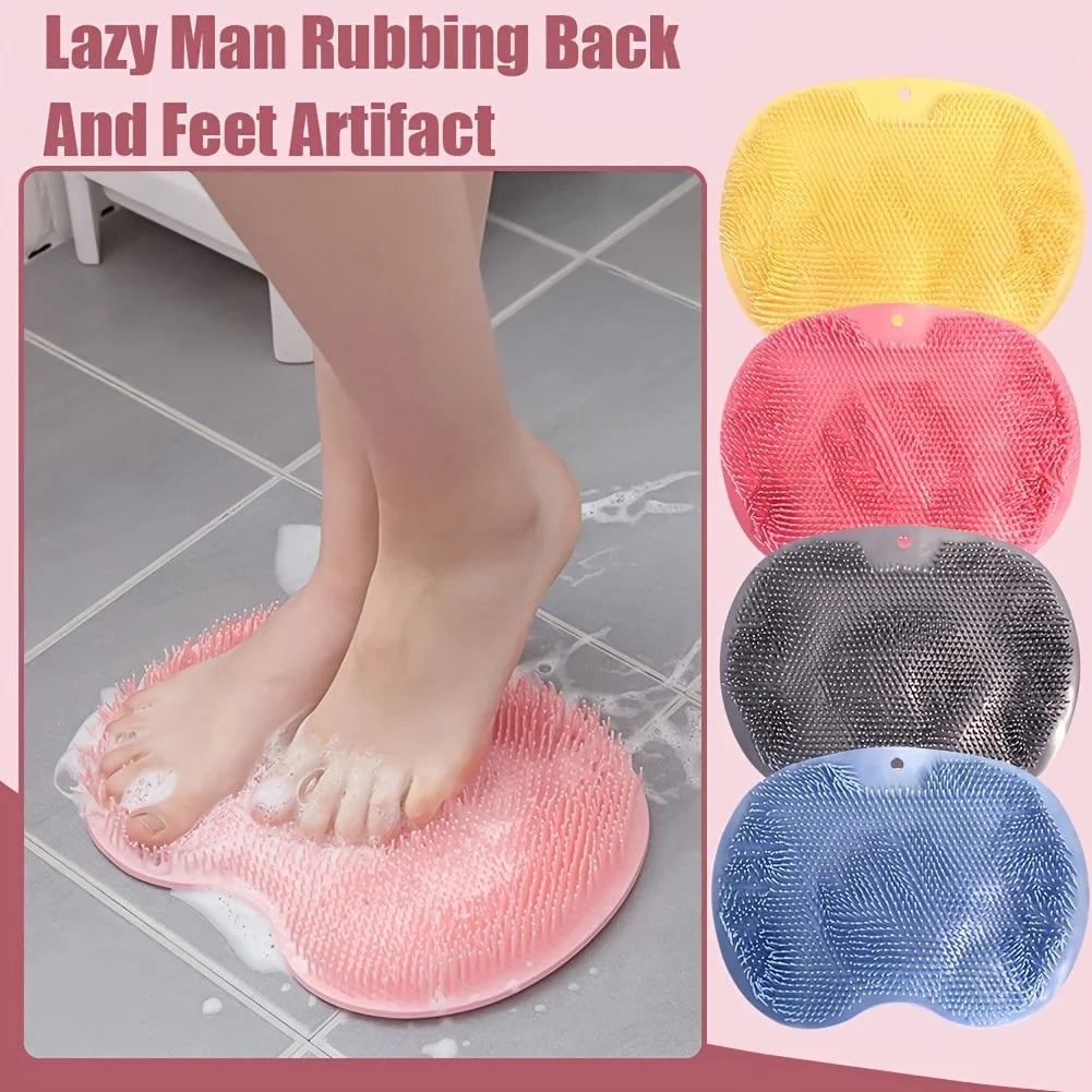 CosoraHome™ Bath & Shower Massage Pad – Wall-Mounted Scrubber for Back & Feet