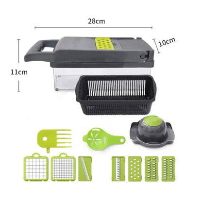CosoraHome 14/16-in-1 Vegetable Chopper – Multi-Functional Slicer & Dicer