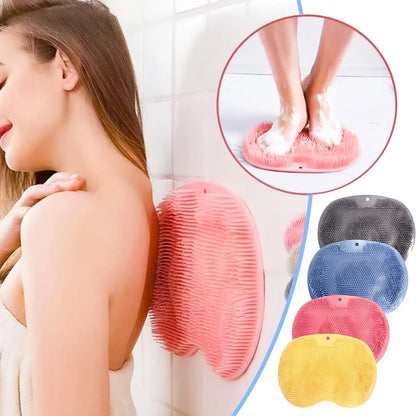 CosoraHome™ Bath & Shower Massage Pad – Wall-Mounted Scrubber for Back & Feet