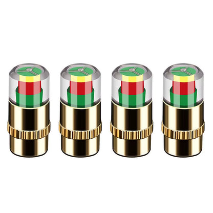 CosoraHome Tire Pressure Monitor Caps – 4/8PCS Auto Sensor Valve Indicators