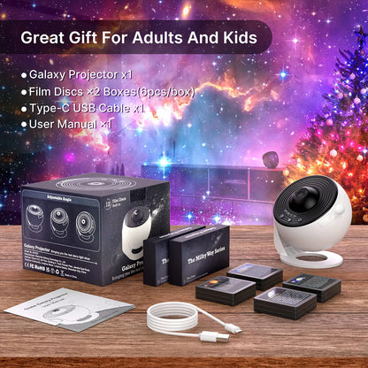CosoraHome 13-in-1 Galaxy Projector – Star, Aurora & Planetarium Night Light for Bedroom