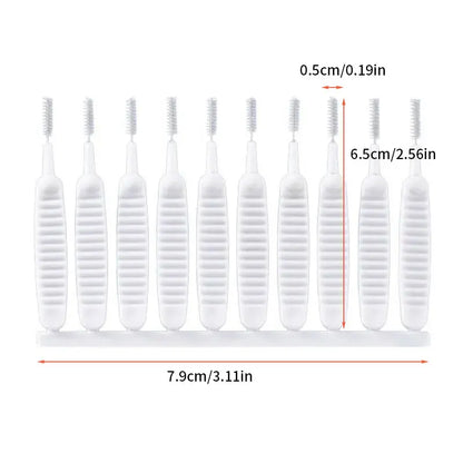 CosoraHome Shower Head Cleaning Brushes – 10PCS Anti-Clog Tool Set for Bathroom & Kitchen